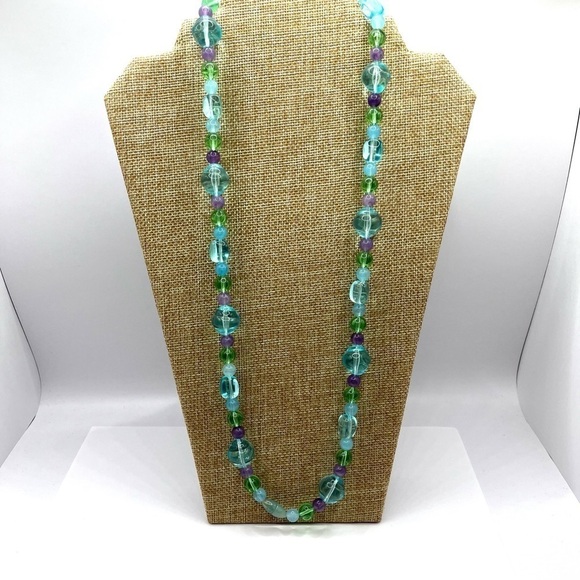 Spring Glass Bead Necklace - Picture 3 of 8